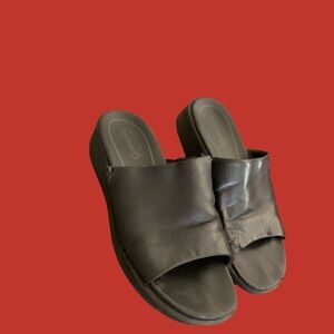 BECCA Black Leather Upper Shoes